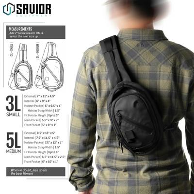 savior torba nerka obscura black compact sub compact ccw sl1006 sm bk