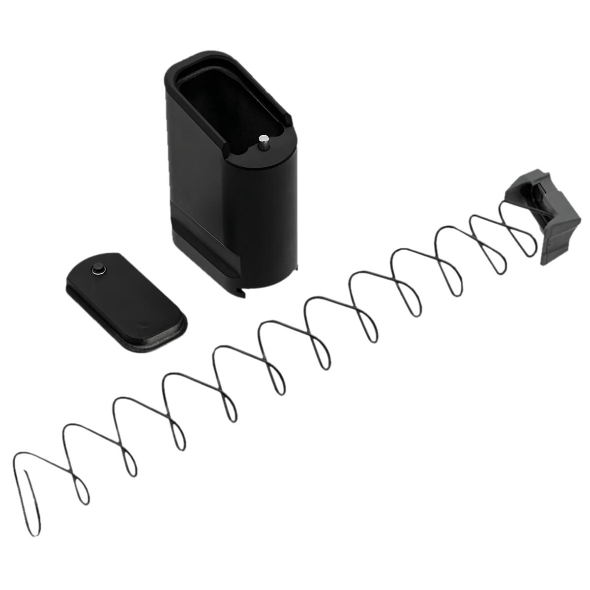 shield arms powiekszona stopka magazynka shield arms s15 10 magazine extension glock 43x 48 czarny sa s15 me 10 blk