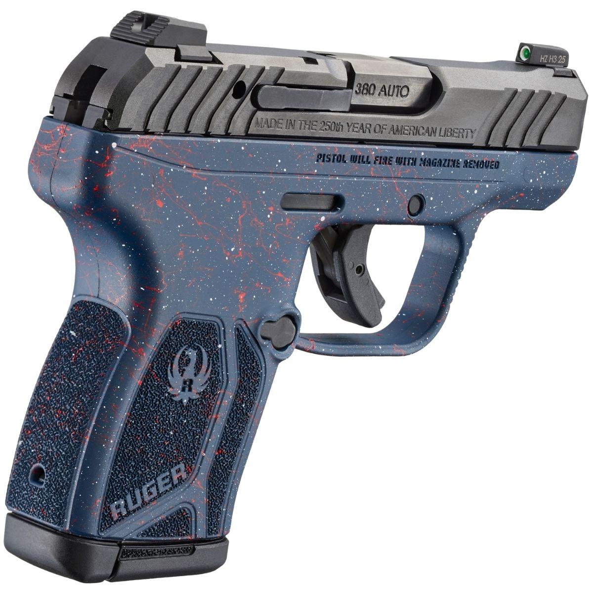 ruger lcp max blue wersja limitowana z okazji 250 lecia usa 13778