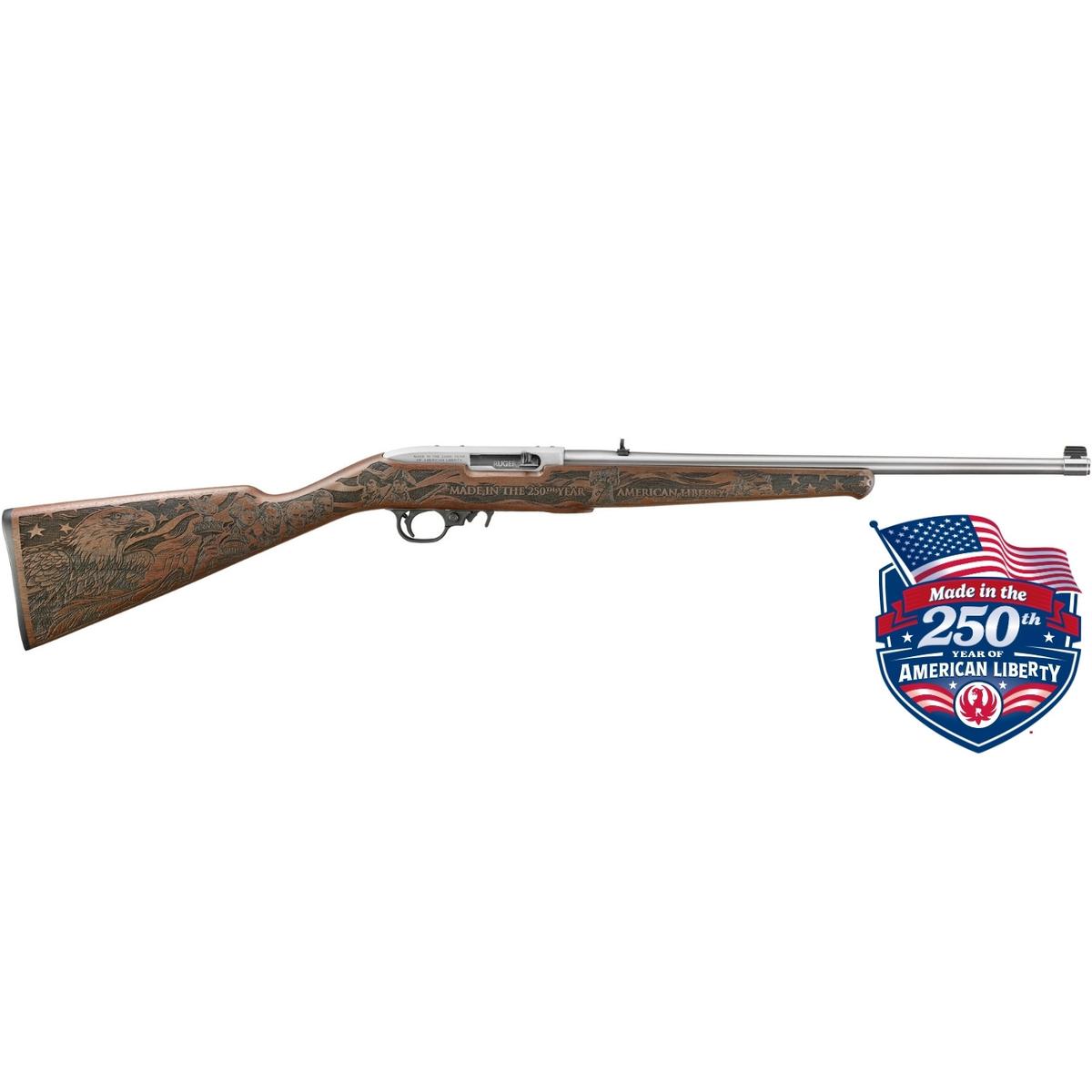 ruger 10 22 stainless steel drewno wersja limitowana z okazji 250 lecia usa 32038