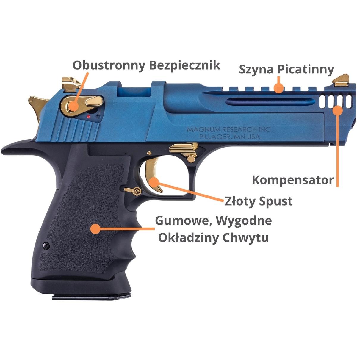 desert eagle l5 black carbo blue pvd mb integral 44magnum de44l5cbg
