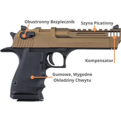 desert eagle l5 black burnt bronze cerakote mb integral 44magnum de44l5bb