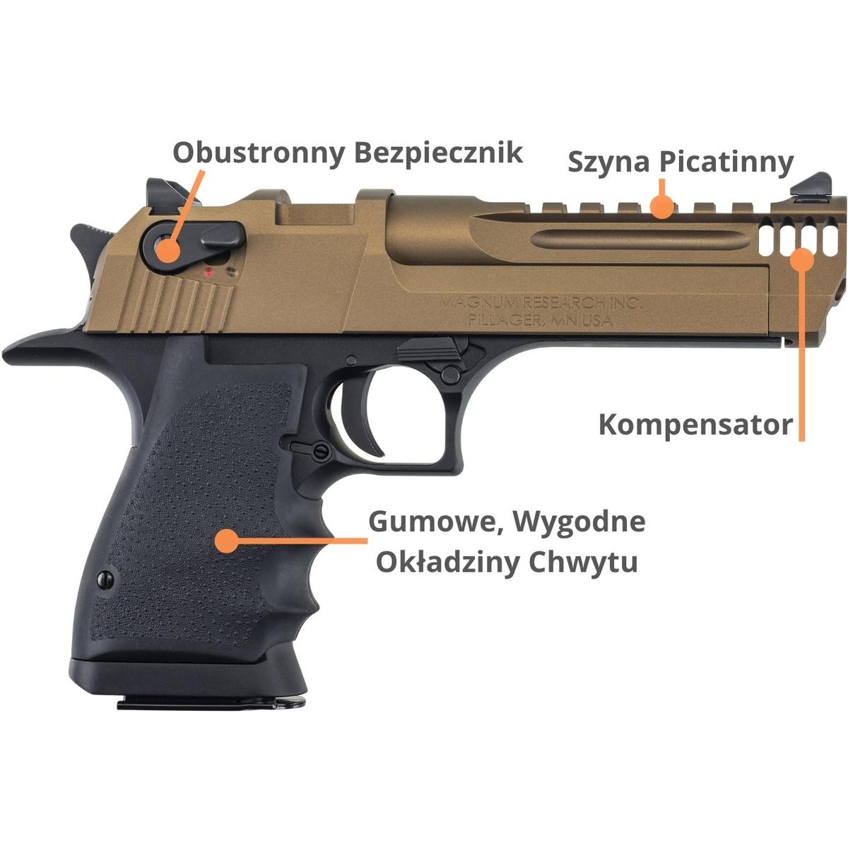 desert eagle l5 black burnt bronze cerakote mb integral 44magnum de44l5bb