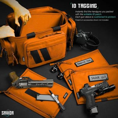 savior wkladka pistol sleeve do specialist range bag 3 pack hunter orange hc ra3gun spare 3pc an