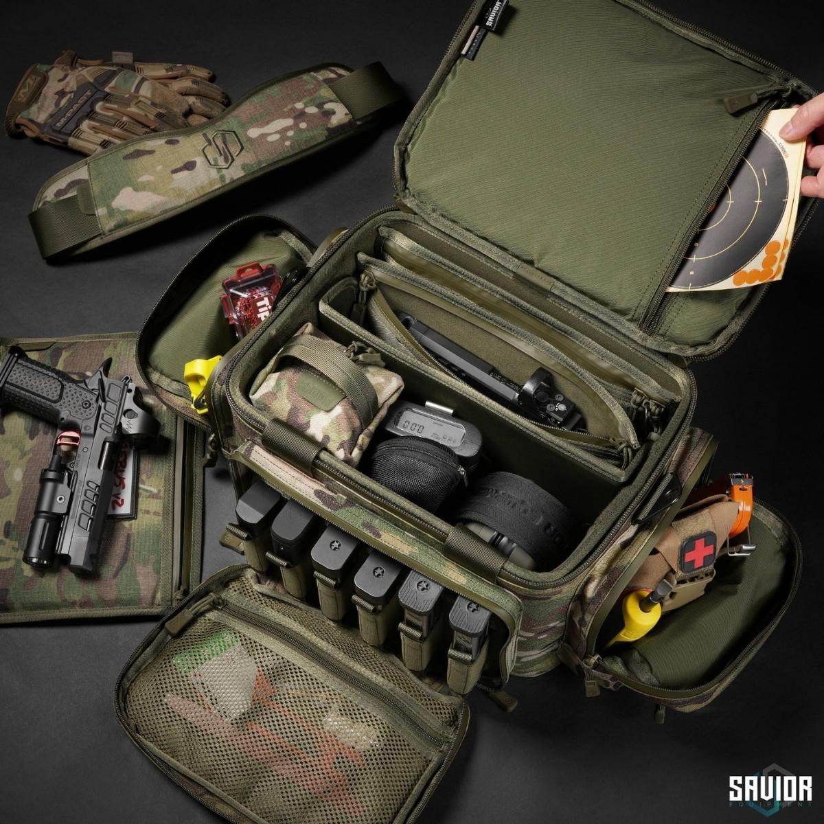 savior range bag specialist 3 x pokrowiec na pistolet multicam ra 3gun ws mcog