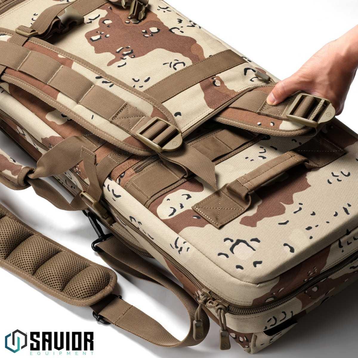 savior torba double rifle bag urban warfare 36 camo chocolate chip rb 3612dg ver2 dbdu