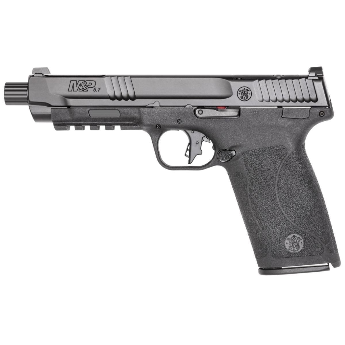 Smith & Wesson M&P 5.7 OR Threaded Barrel Black 5"- 13348(0)
