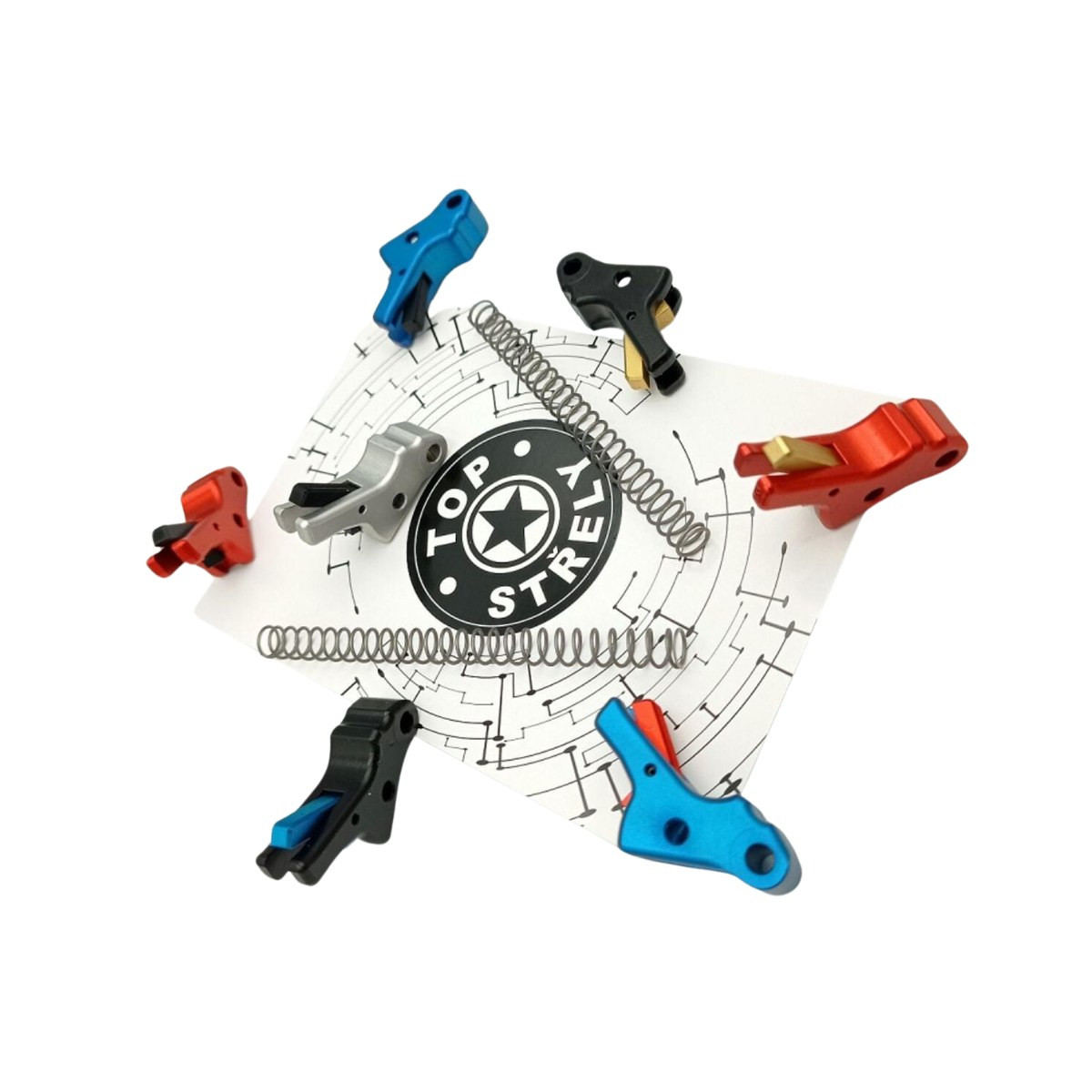 Top Strely - Język spustowy + 2 sprężyny iglicy Gen. 2 - CZ P-10