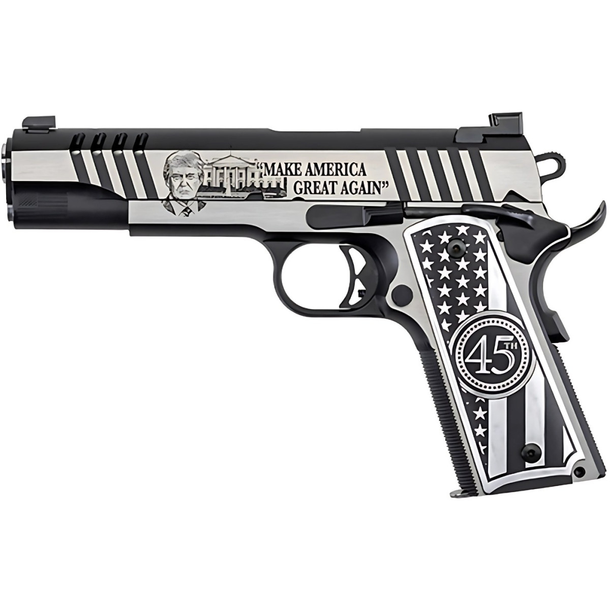 Auto-Ordnance 1911A1, 5'' - Trump One - Custom Special Edition - 1911TCAC14 - kaliber 9x19 mm