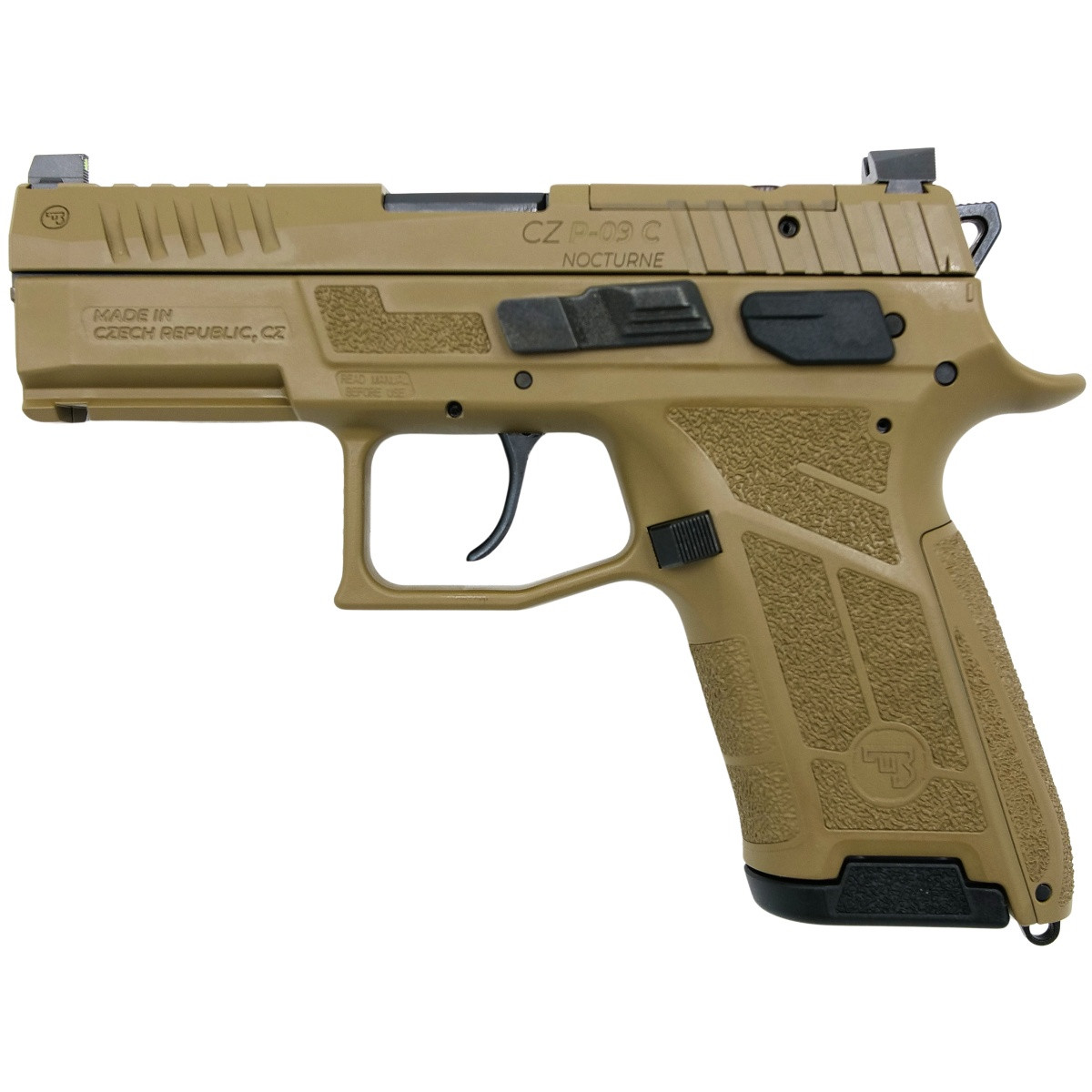 CZ P-09 C Nocturne FDE - kaliber 9x19 mm