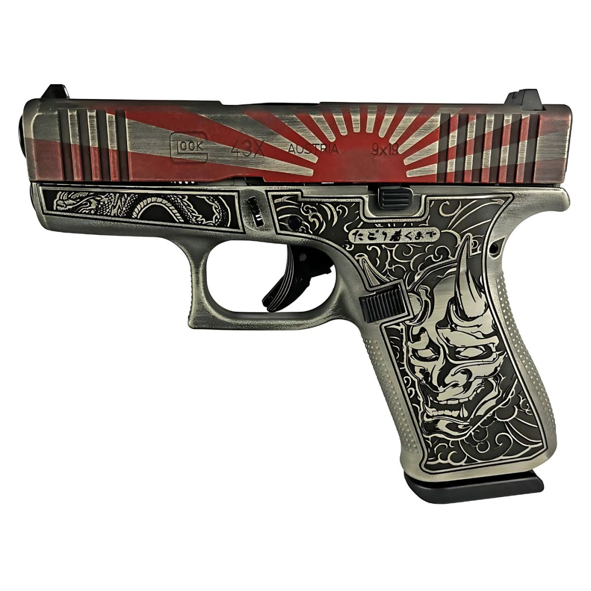 Glock 43x Samurai Warrior / Rising Sun - kaliber 9x19 mm