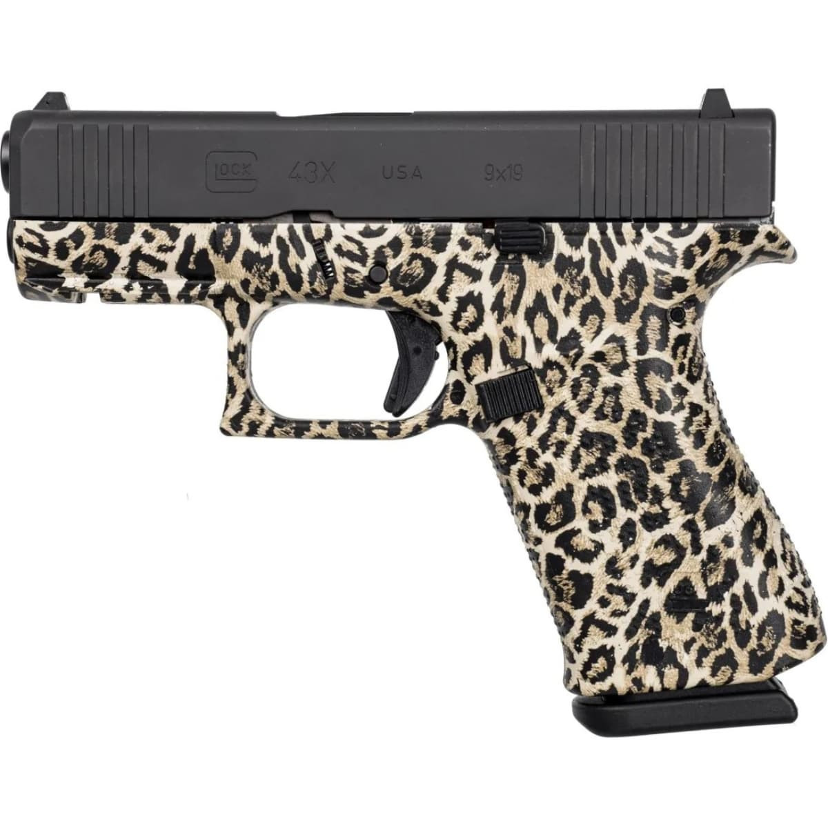 Glock 43x Leopard Print Frame / Matka Stiflera