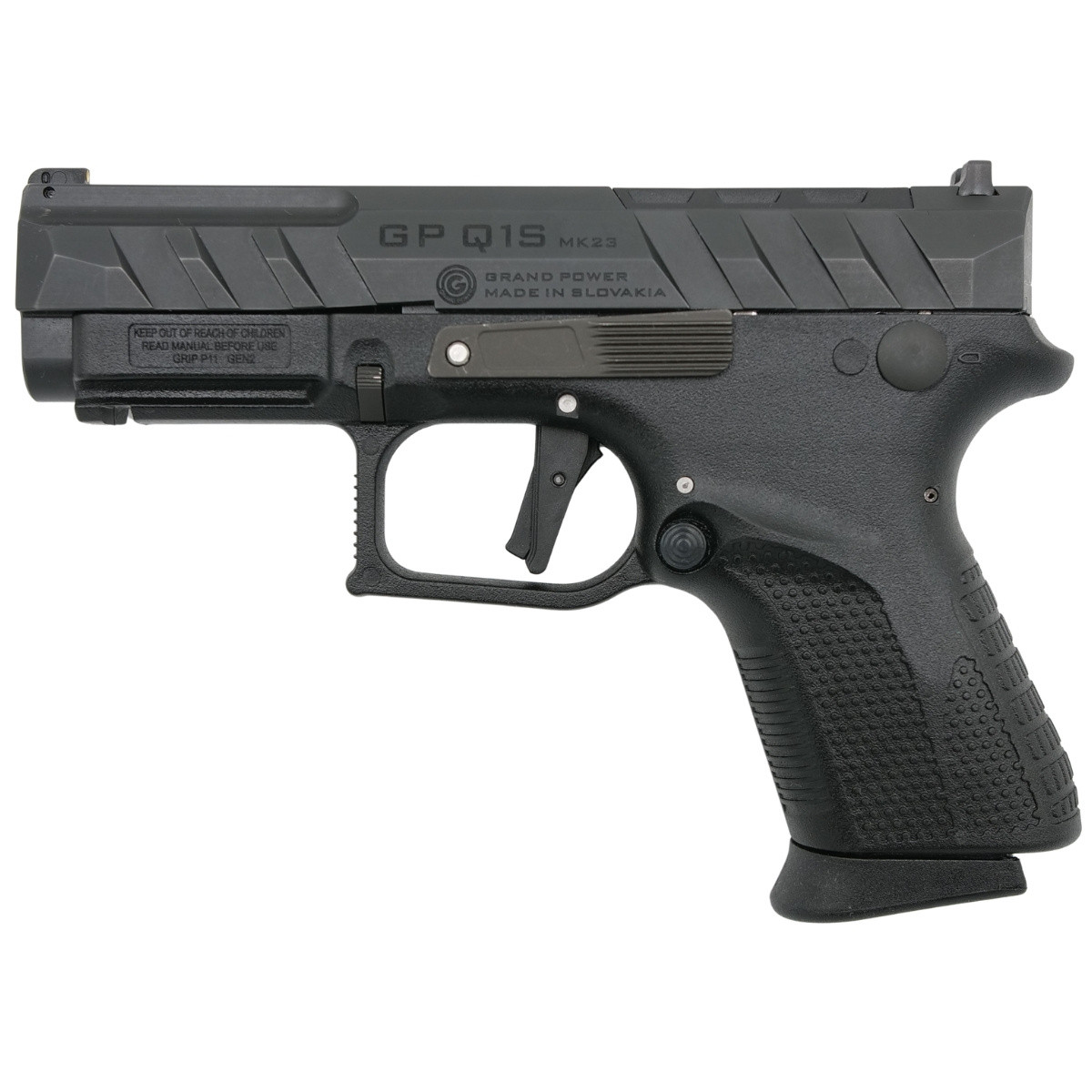 Grand Power Q1S MK23 - Black - kaliber 9x19 mm