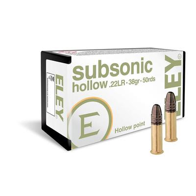 Eley Subsonic Hollow .22LR...