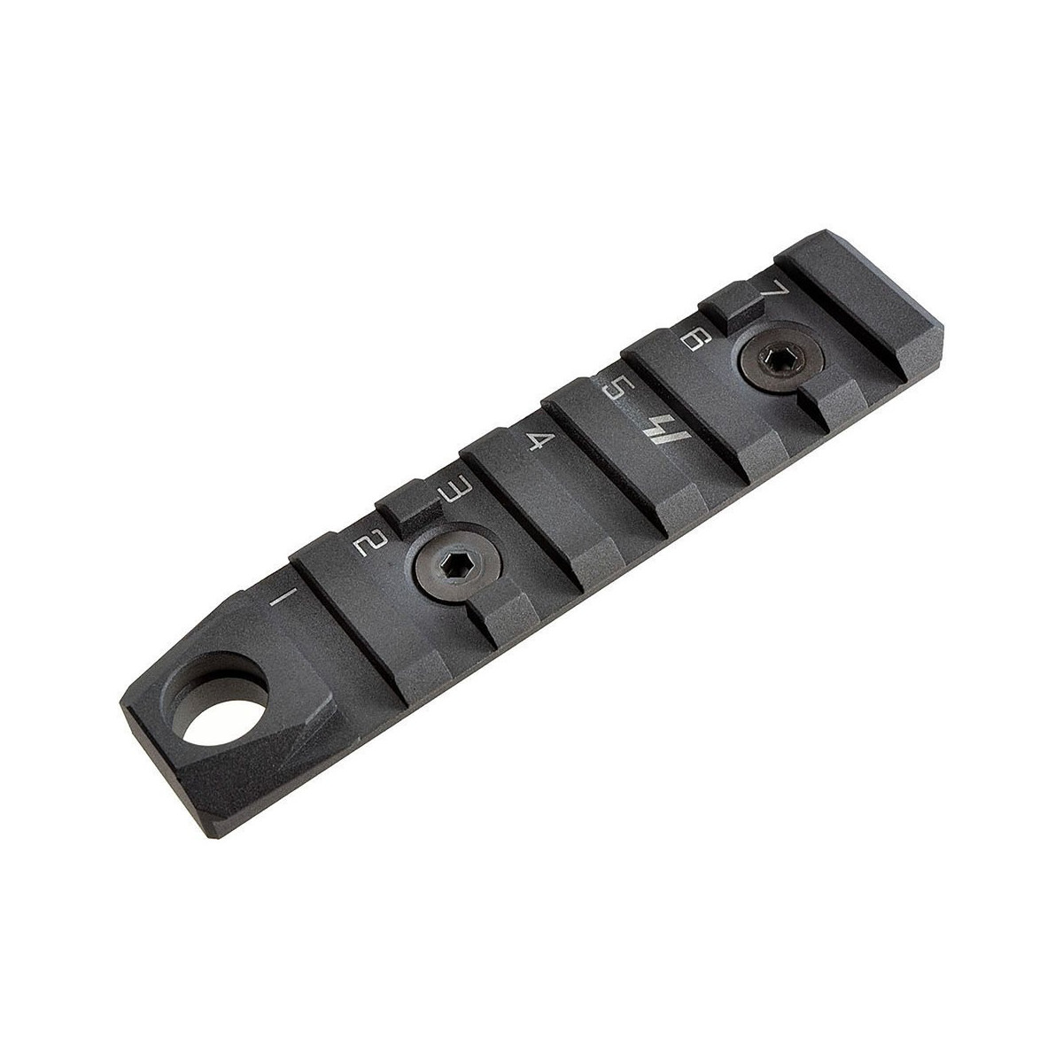 Strike Industries - Szyna LINK KeyMod / M-LOK 7 bramek + QD - Czarny