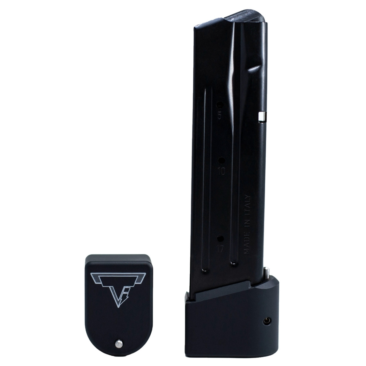 Taran Tactical Innovation - Aluminiowa stopka do magazynków Sig Sauer P320 +5 - Flat Black