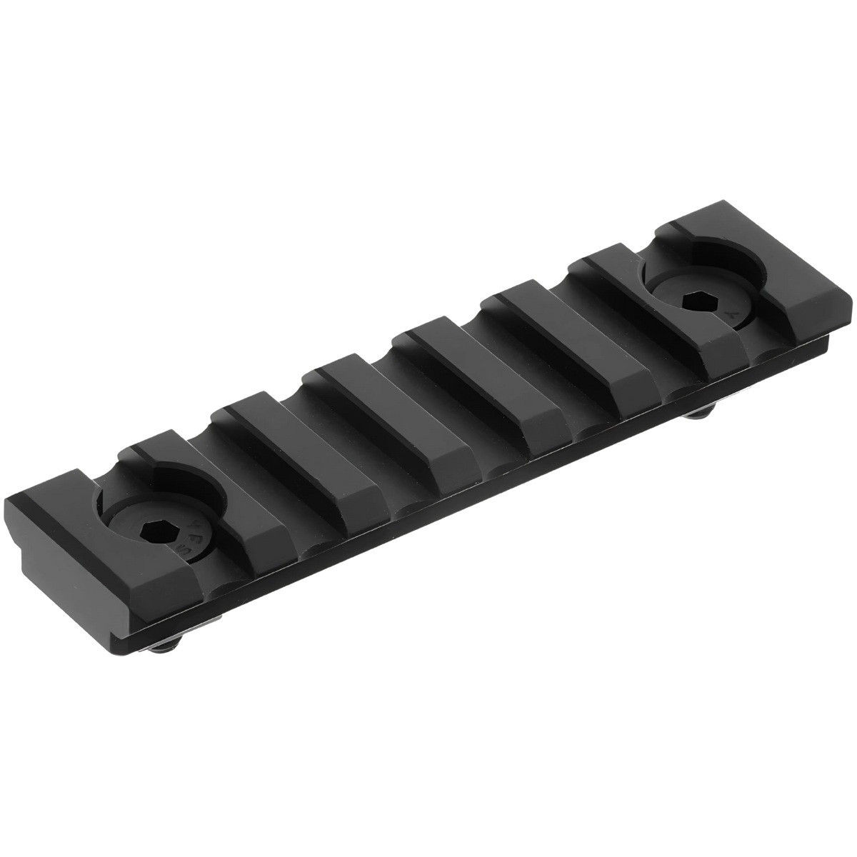 UTG Leapers - Szyna Picatinny z montażem M-LOK - 3,14'' - 7 slotów - Czarna