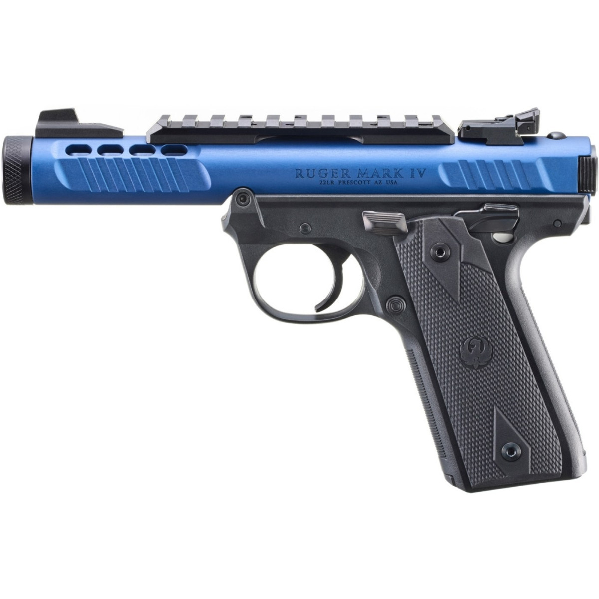 Ruger Mark IV 22/45 Lite Blue/Black (43961)