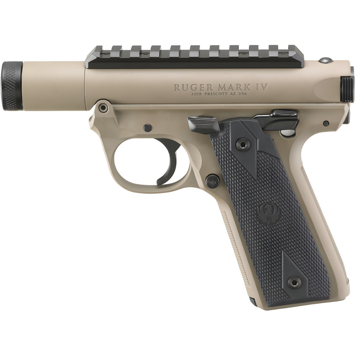 Ruger Mark IV 22/45 Tactical 3" - FDE