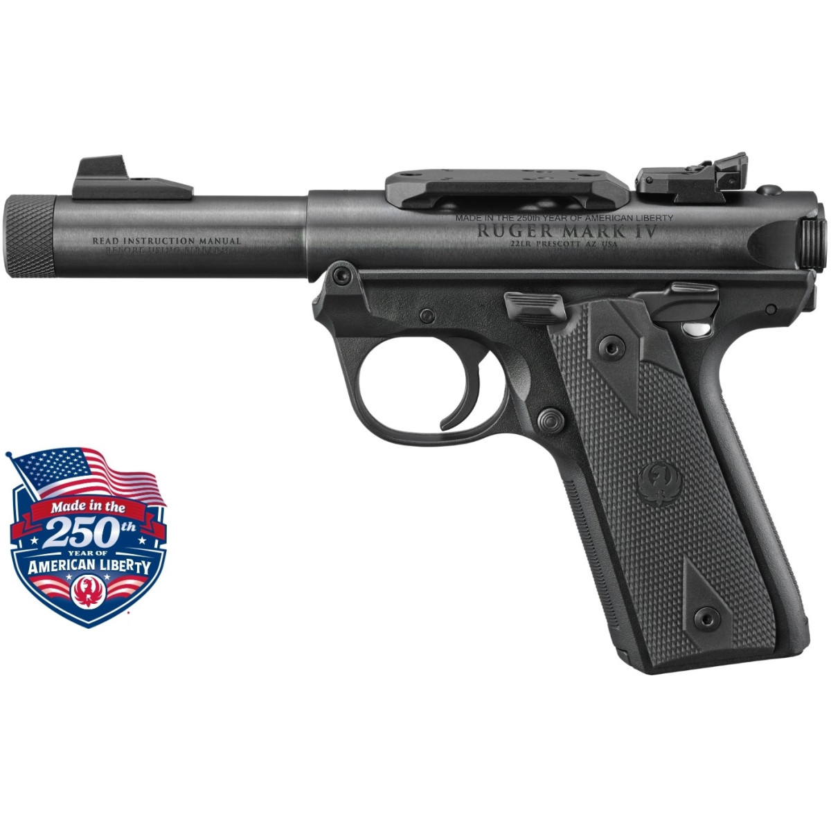 Ruger Mark IV 22/45 OR - Polimer – Wersja Limitowana Z Okazji 250 Lecia USA – (40194)