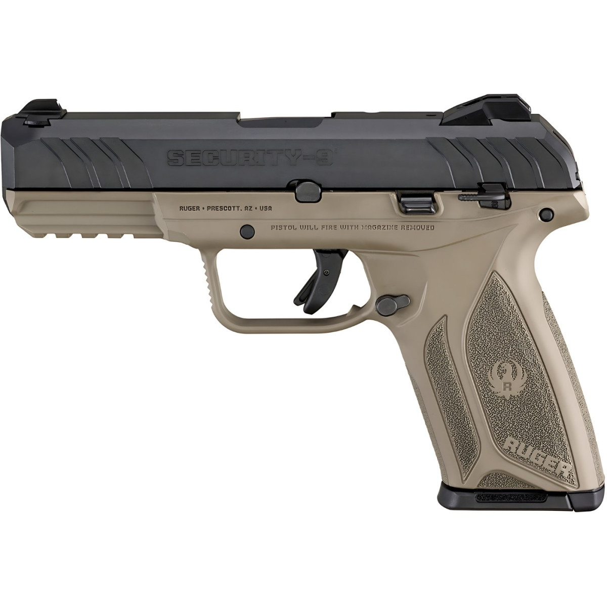 Ruger Security-9 Black/FDE (3846) - kaliber 9x19 mm