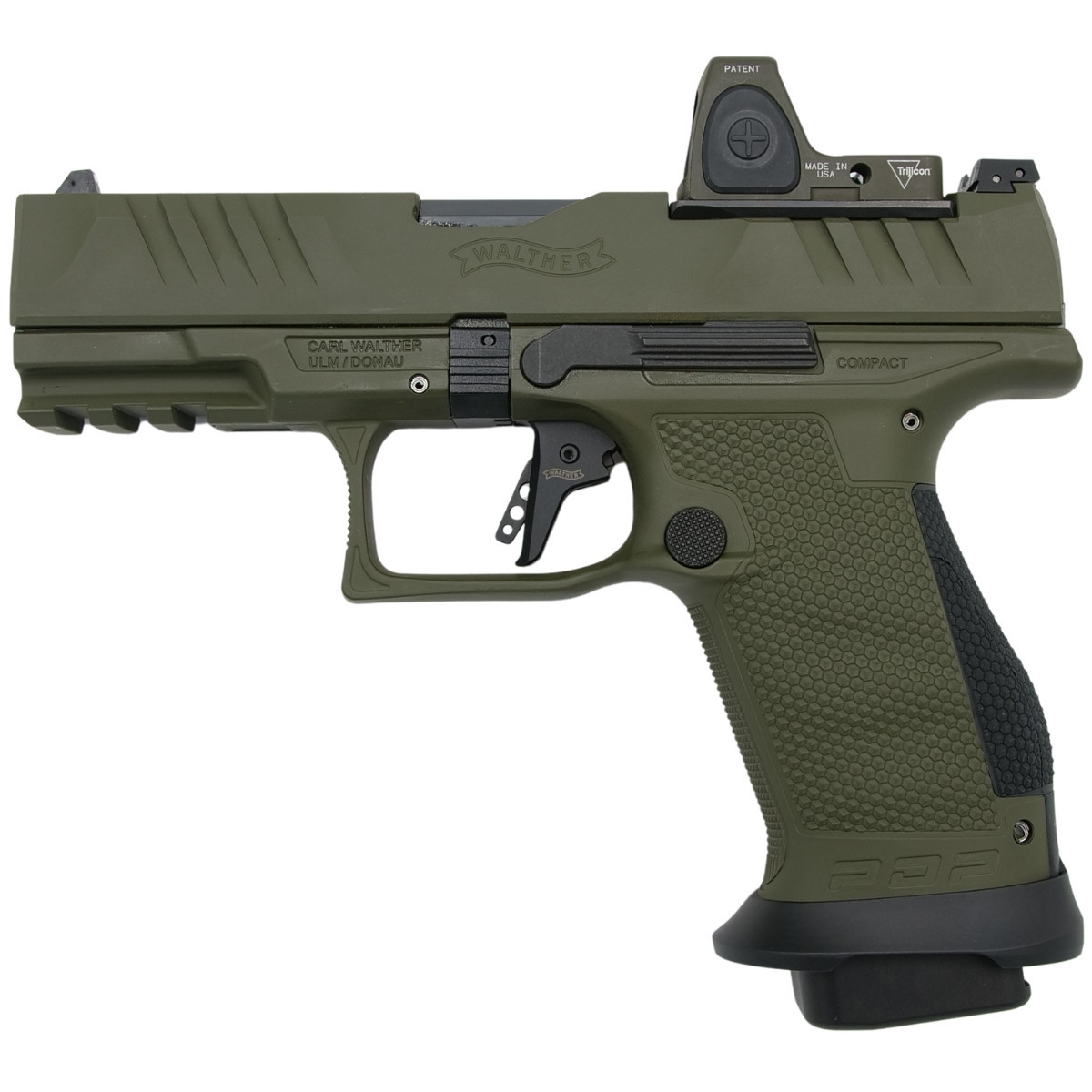 Walther PDP Compact PRO Special Edition Green 4" (z Trijicon RMR) - kaliber 9x19 mm
