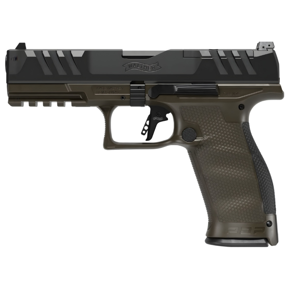 Walther PDP Full Size Dynamic Performance Trigger 4,5" OD Green - kaliber 9x19 mm