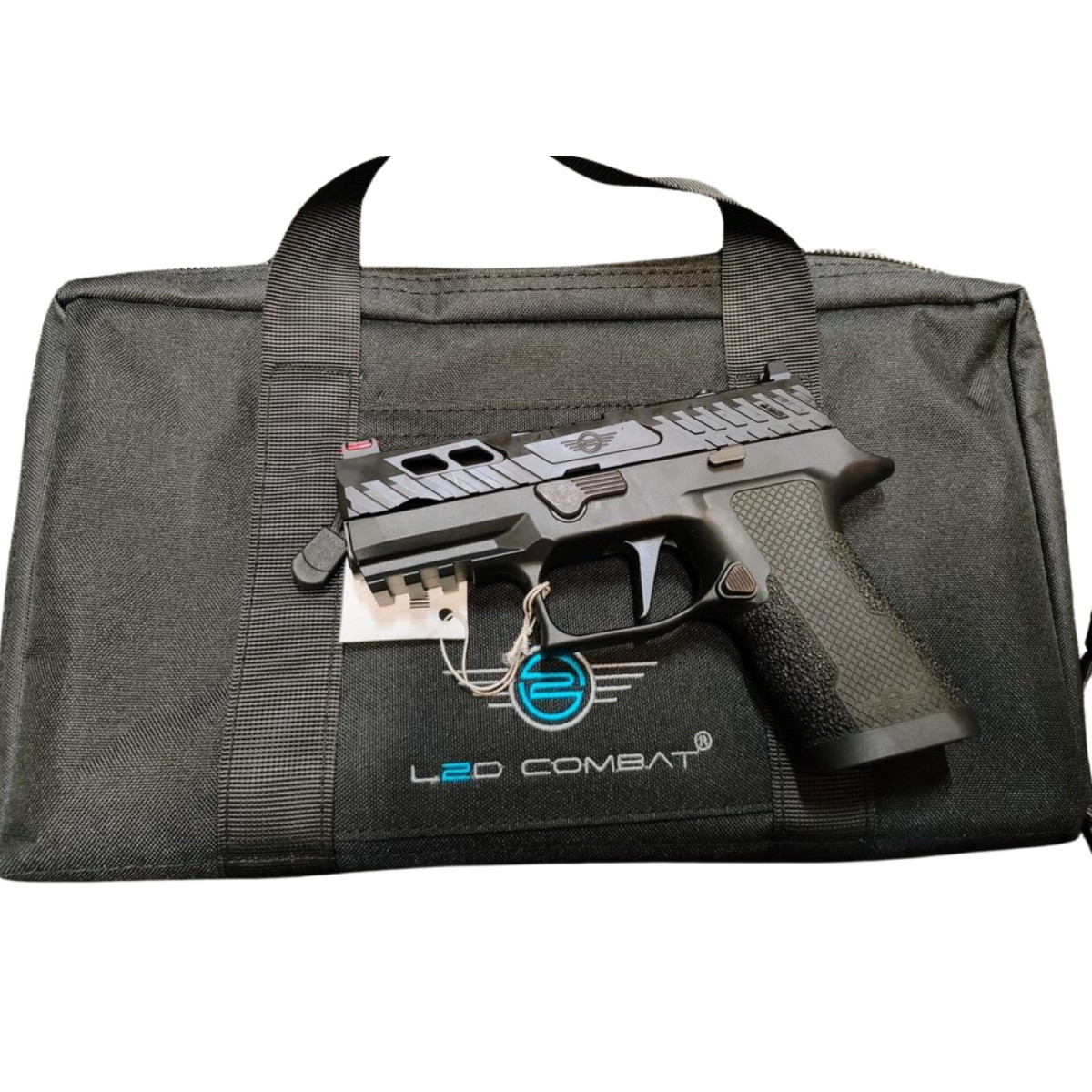 L2D Odyssey Executive P320 X-Compact Black, Black Barrel