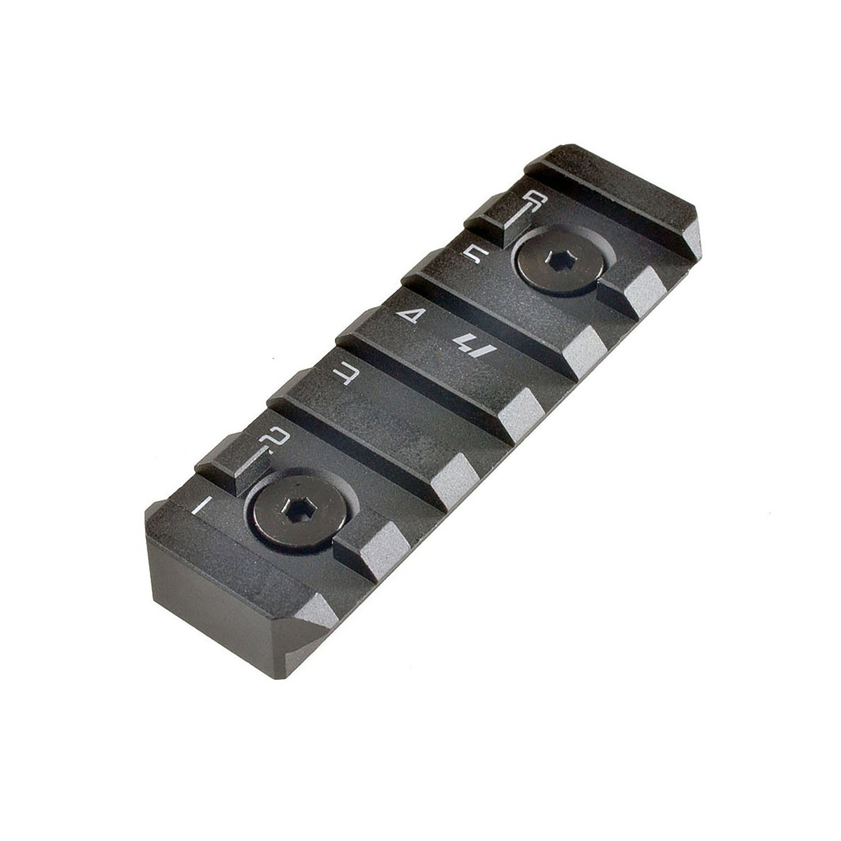 Strike Industries - Szyna LINK KeyMod / M-LOK 6 bramek - Czarny