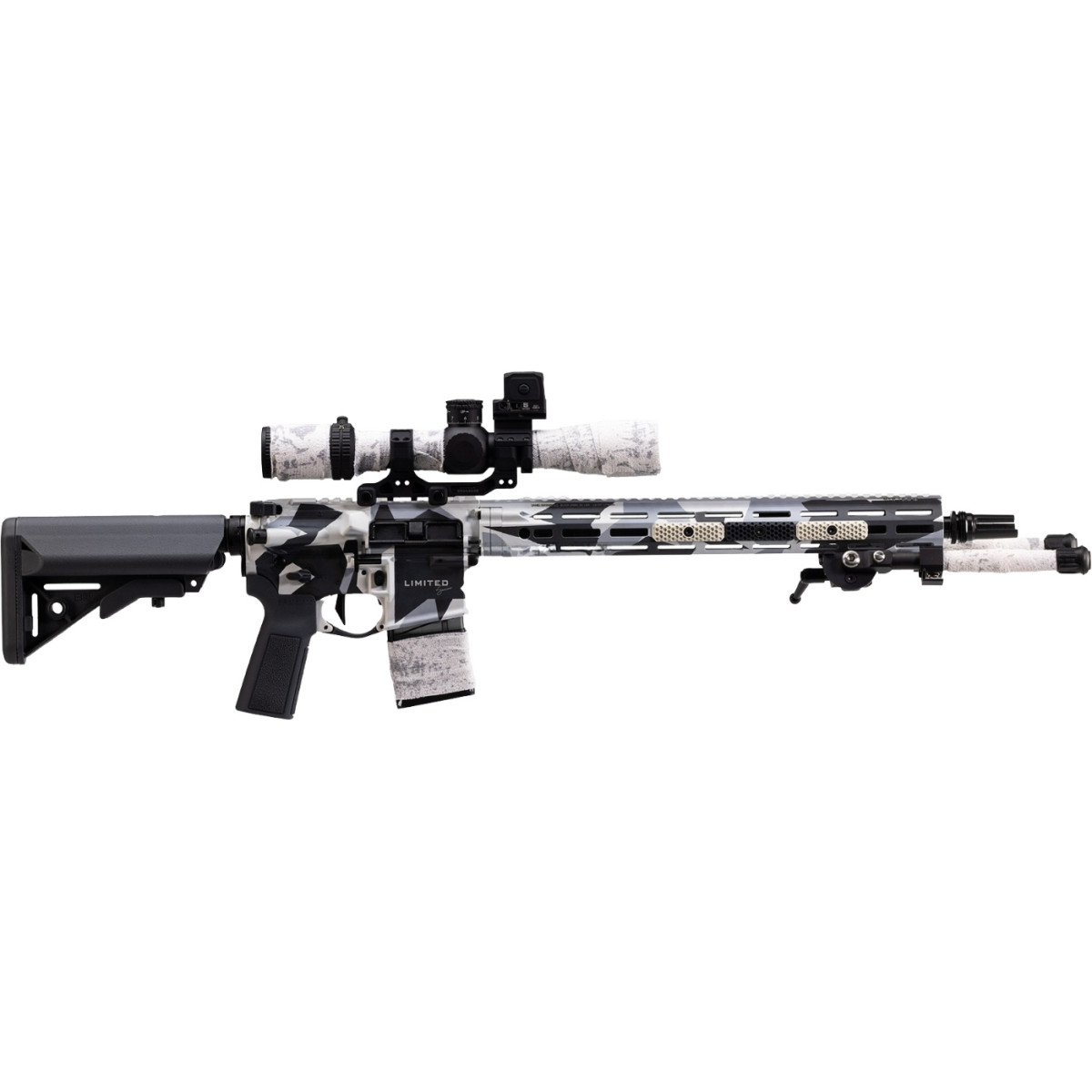 Daniel Defense DD4 V7 ICE BREAKER 16" M90 Snow Camo Limited + Trijicon + Bipod