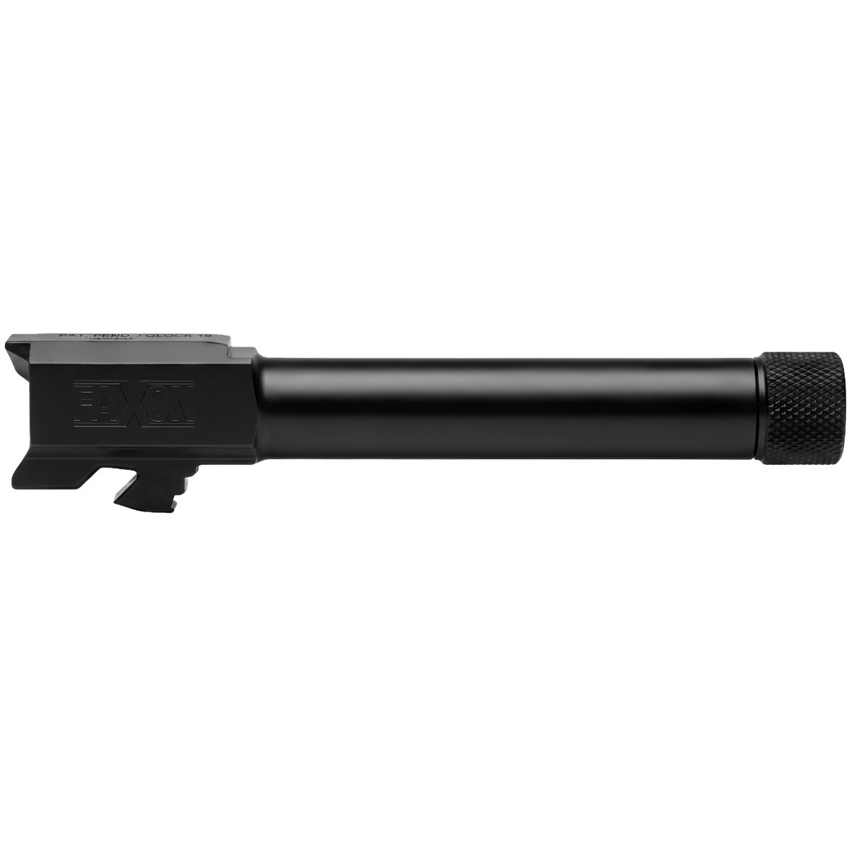 Faxon - Lufa Duty Series G19 - TB 1/2X28 - Nitride - Gen 2-5 - Black - GA910N19NGQ-T - kaliber 9x19 mm