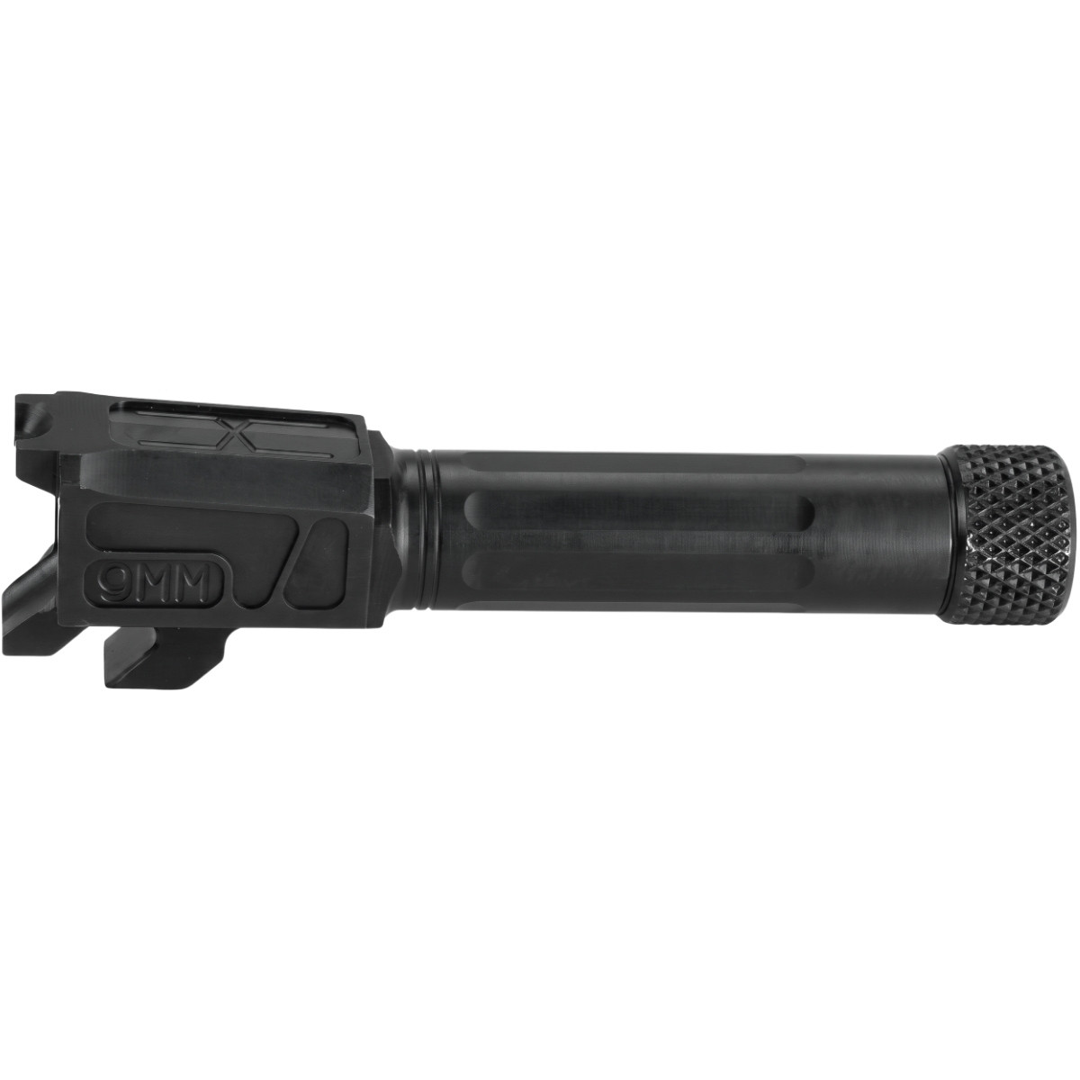 Faxon - Lufa Match Series - S&W Shield / Shield Plus - TB 1/2X28 - Nitride - Black - M&PB910NSSOQ-T(0)