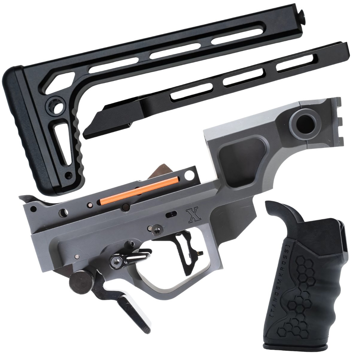 Tandemkross – Manticore X PRO Lower / Obudowa + Zestaw Tuningowy PRO – Prosty Buffer – Ruger 10/22 - Czarny