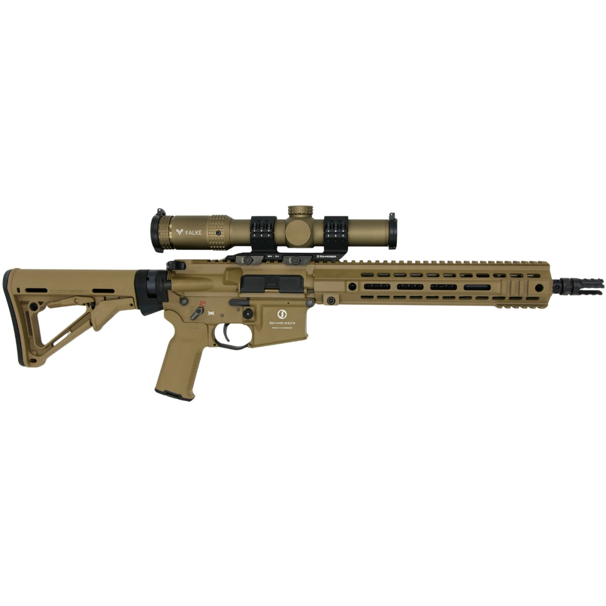 Schmeisser AR15 SOLID 12,5" FDE (zestaw)
