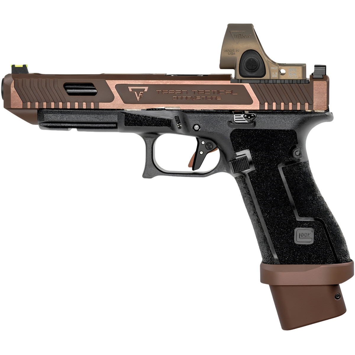 Taran Tactical Innovations G34 Gen5 Copperhead Combat Package + Trijicon SRO - kaliber 9x19 mm