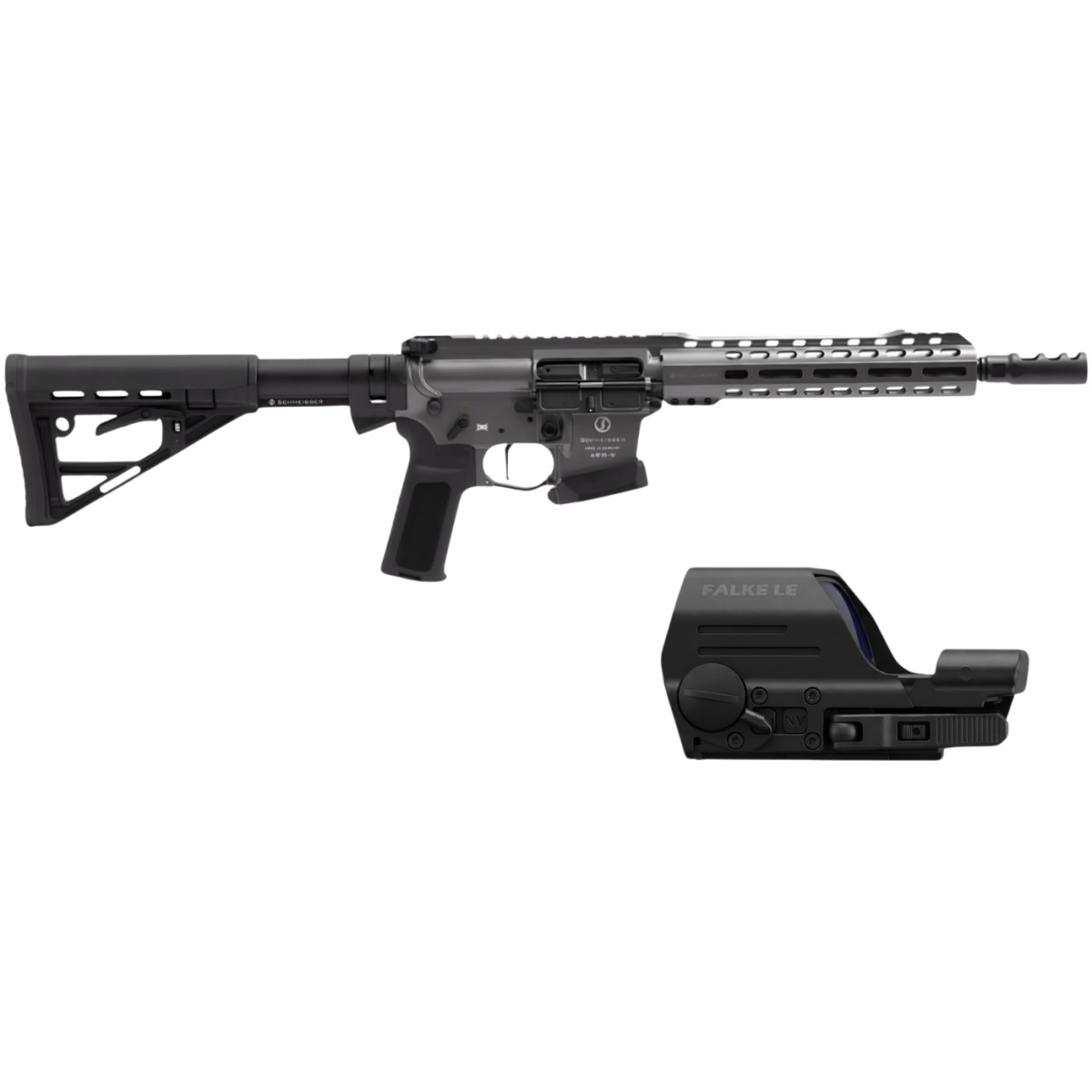 Schmeisser AR15-9 M4FL 14,5" szary (ZESTAW)