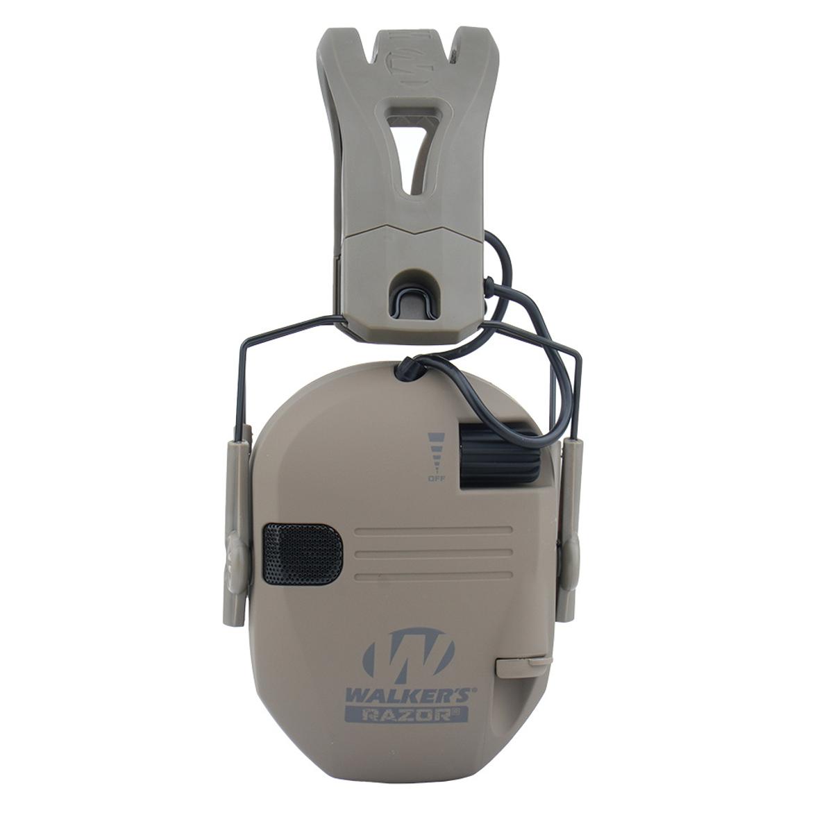 Walker's Słuchawki aktywne Razor Slim Tacti-Grip FDE GWP-RSEMRH-MFDE