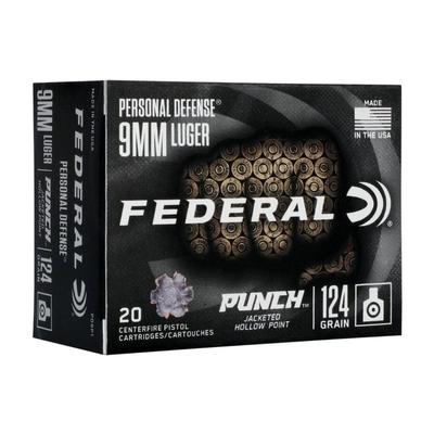 Federal Punch 9x19 124gr JHP