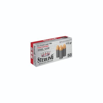 Sterling 9x19 FMJ Steel 7,5g